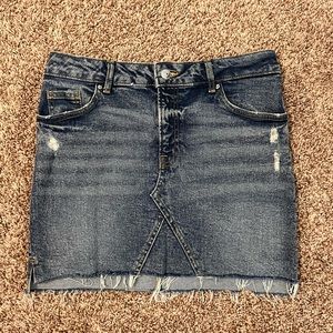 Very cute only worn a few times. Blue with some whitewash.